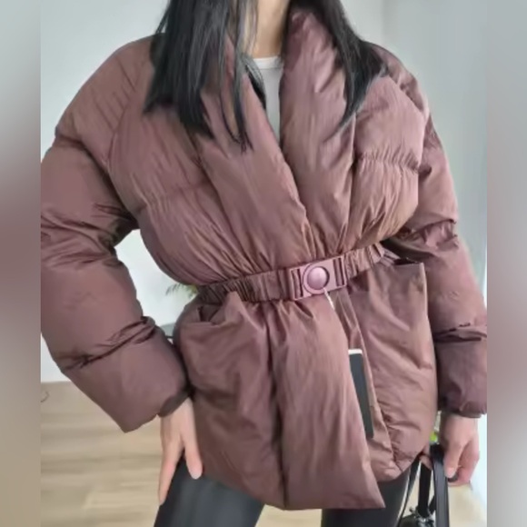 NEW $169 Lucy Goose Faux Trendy Puffer Coat - Picture 5 of 9